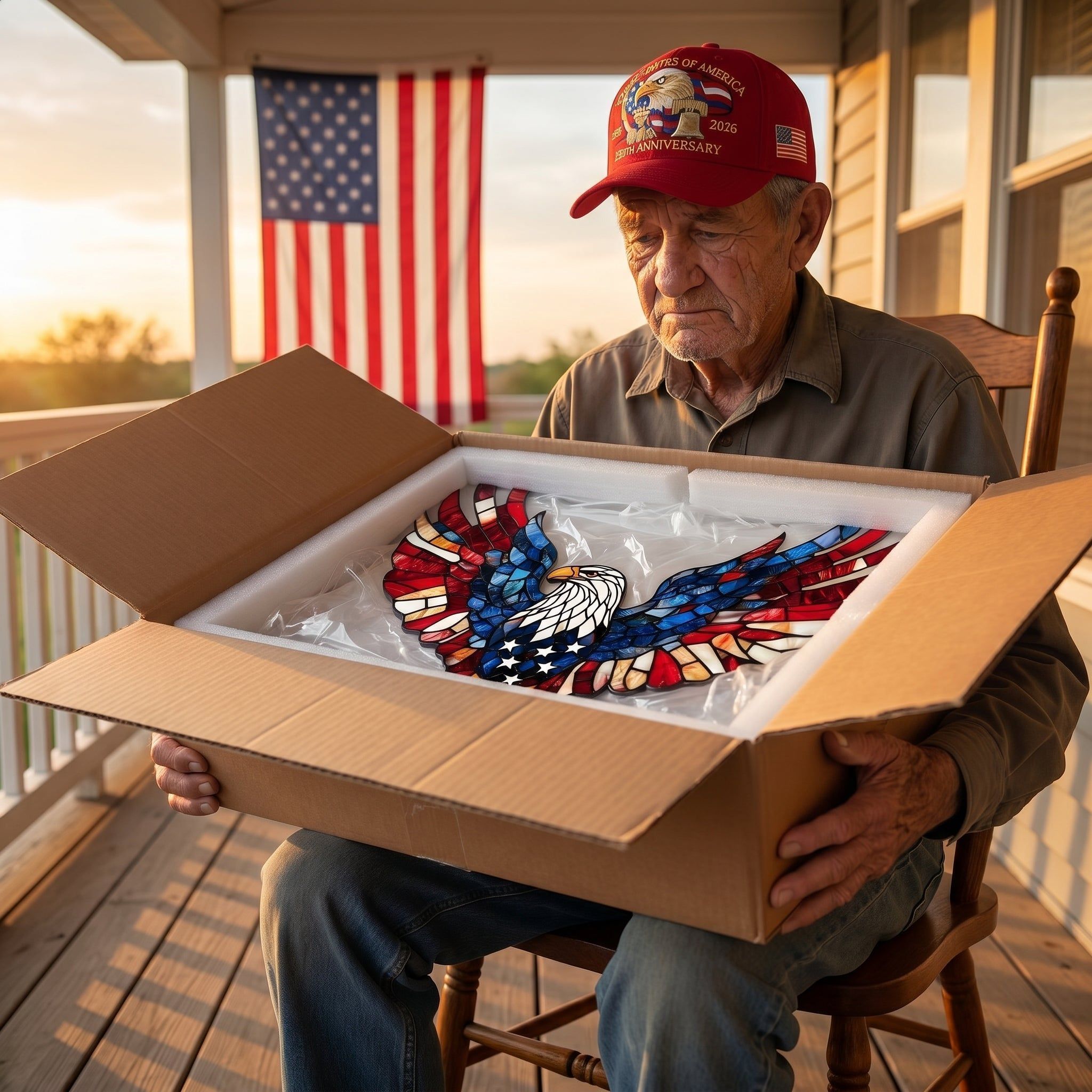 Memorial Day Special 🇺🇸 Eagle Suncatcher – Honor & Remember 2026